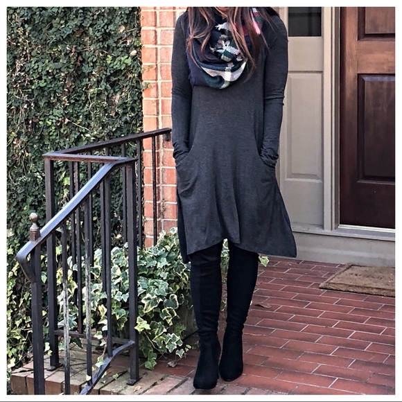 ✨LAST ONE✨BLACK side pocket dress - Picture 7 of 8